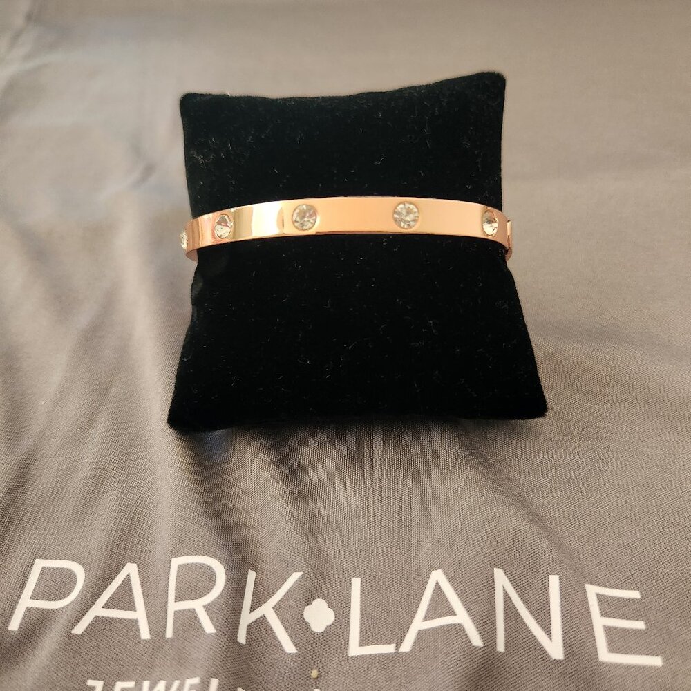 Rose gold "Jewel" Park Lane hinge bracelet